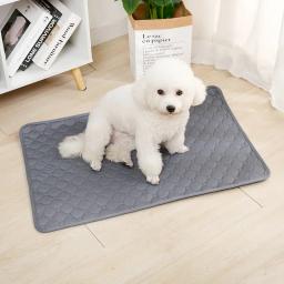 Lavável cão Pee Pad cobertor, reutilizável, fralda absorvente, Puppy Training Pad, Pet Bed, tapete de urina, tampa do assento de carro - Image 3