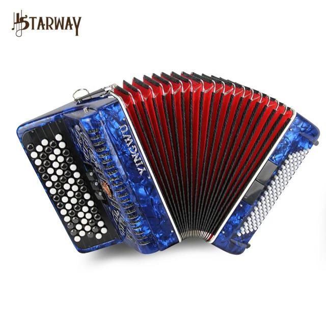 Acordeão Diatônico de 88 Teclas para Iniciantes - Instrumento Musical Ideal para Execução na China