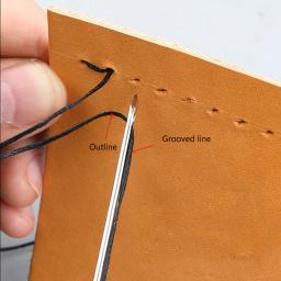 Kit de costura de couro Awl Ferramentas artesanais, máquina de costura manual Speedy Lock Stitcher, Conjunto de agulhas de rosca DIY Shoemaker Canvas Repair Tool - Image 3