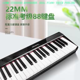 Profissionais e Iniciantes 88 Teclas Teclado Piano, 1:1 Real Piano Touch Feeling, Instrumentos Eletrônicos Digitais Recarregáveis - Image 5