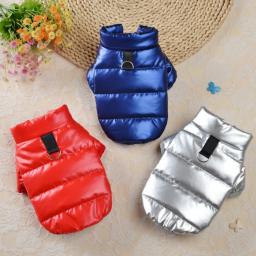 Casaco à prova de vento para cães, roupas grossas, casaco quente, fantasia de cachorro, roupas de animais pequenos e médios, chihuahua, inverno - Image 1