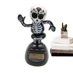 Solar engraçado bobbleheads estatuetas dança brinquedos com balançando cabeça boneca decorações para decoração de halloween brinquedos do painel do carro - Image 2