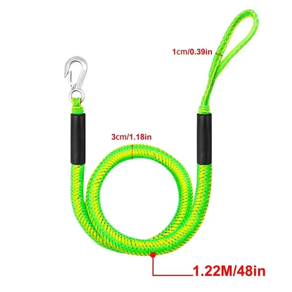 Cordões de linhas de doca elástica, corda de encaixe para caiaque, embarcação, ski, pontão, canoa, barco de energia, acessórios de corda de amarração - Image 1