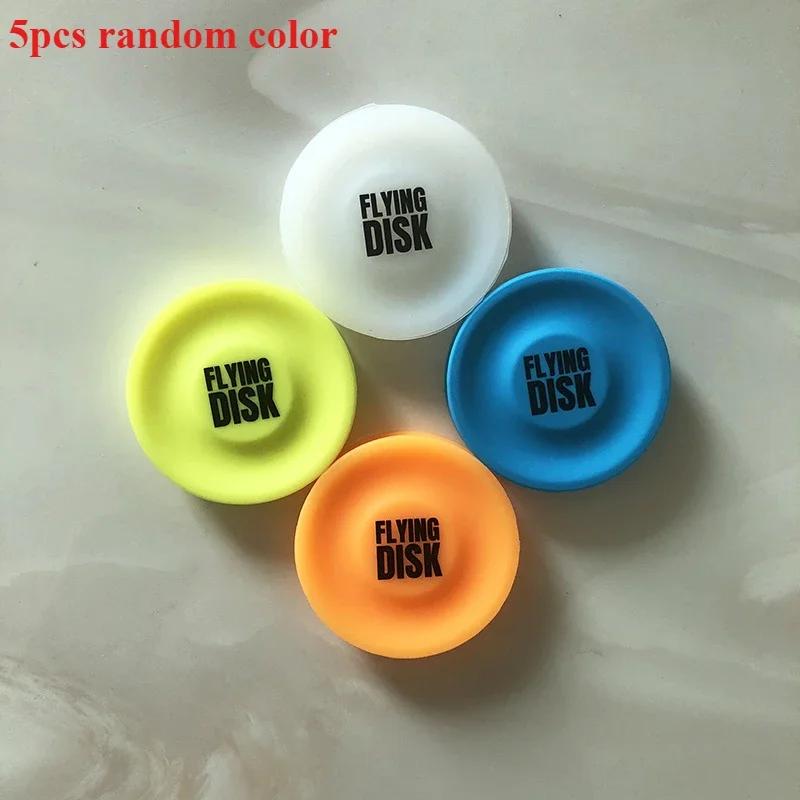 5/10 pçs discos de silicone leve e portátil ao ar livre mini catapulta brinquedo para esportes ao ar livre diversão ao ar livre jogos disco voador - Image 1