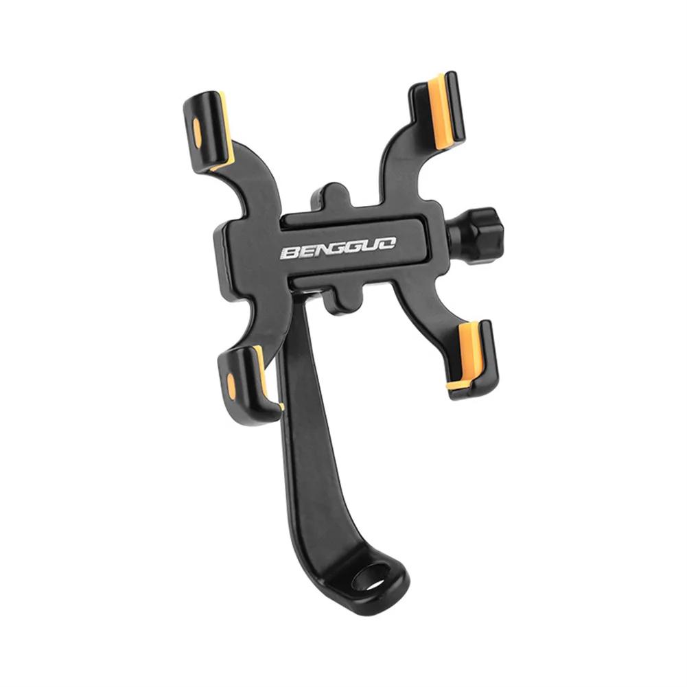 Bicicleta e Motocicleta Telefone Bracket, Guiador Rack, Rotação ajustável de 360 °, GPS Holder Mount, E-Bike, Scooter, Celular - Image 1