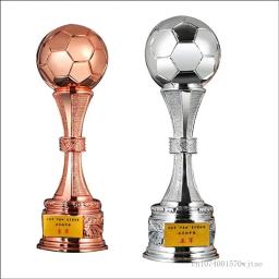 Troféu De Futebol De Resina Personalizado, Troféu Criativo, Tamanho Grande, Ouro, Prata E Cobre, De Alto Grau, 40cm - Image 4