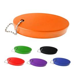 Oval flutuante bóia chaveiro, chaveiro leve, gadgets de segurança externos para parque aquático, camping, pesca, natação - Image 1