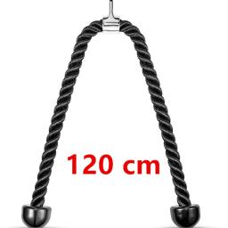 70cm tríceps corda fitness casa ginásio pulldown máquina lidar com bíceps tríceps volta ombro exercitador muscular - Image 4