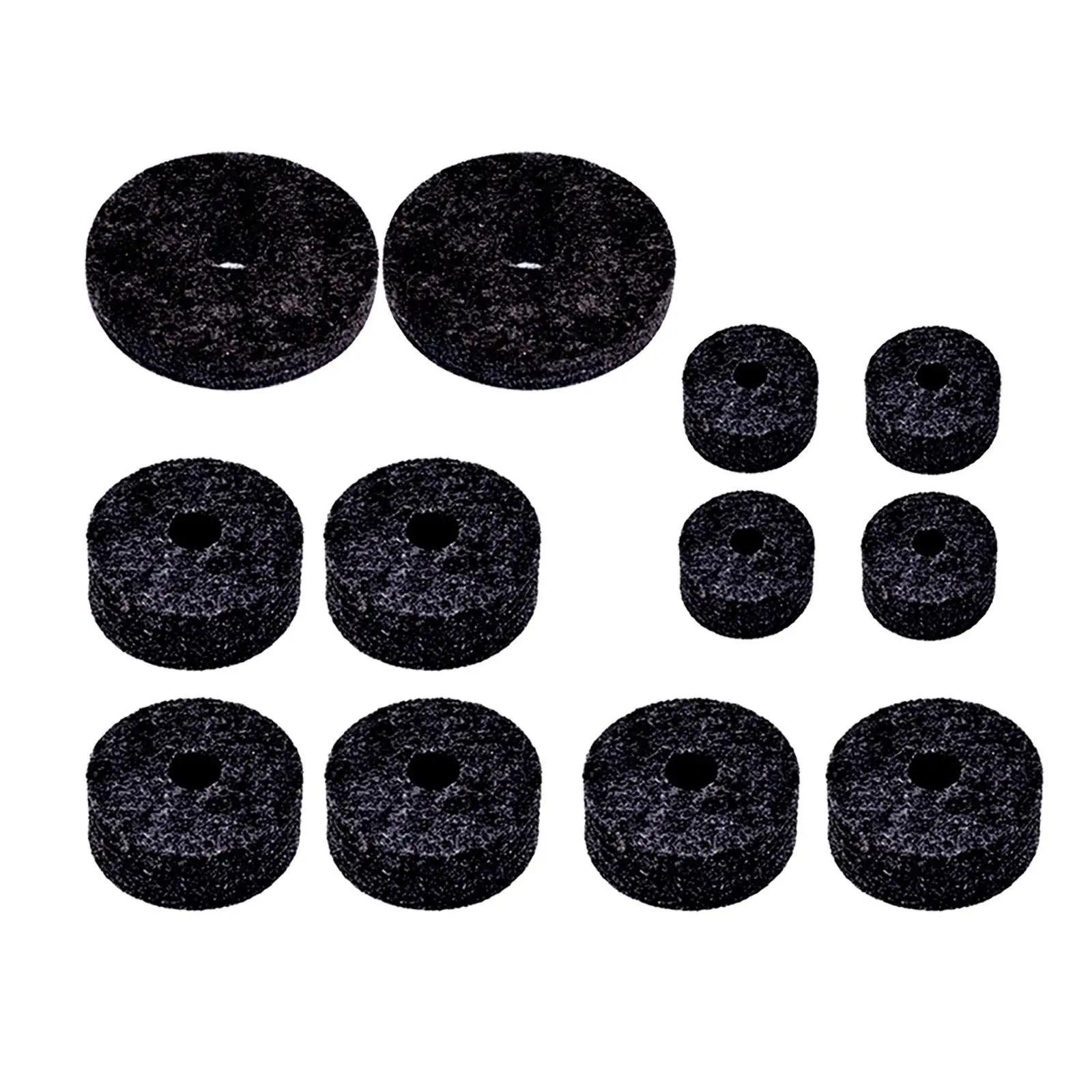 Cymbal Stand sentiu disco, percussão instrumento feltros almofadas, acessórios, 12 pcs - Image 1