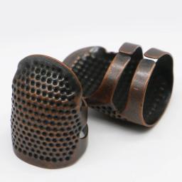 Polegar dedal agulha superior, Conjunto de dedos para uso doméstico, Costura à mão Bordado transversal, Agulha ajustável, 1 conjunto - Image 6