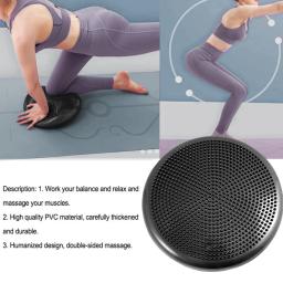Almofada esportiva inflável de pvc, resistente ao desgaste, massagem oscilante, almofada reutilizável para viagens, fitness, academia, almofada de equilíbrio - Image 3