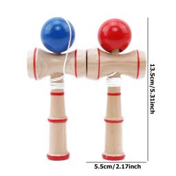 2 cores disponíveis de madeira kendama japonês tradicional jogos de bola clássico mão flexibilidade treinamento bola esportes jogo de bola interior - Image 6
