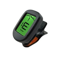 Profissional Clip-On Electric Digital Guitar Tuner, guitarra acústica, tela LCD, Ukulele Acessórios, 360 Graus - Image 4