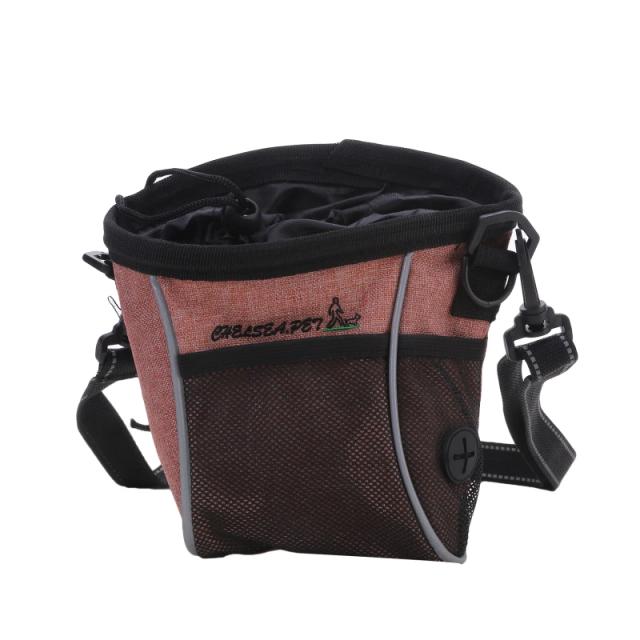 Saco Portátil Impermeável para Petiscos de Cães - Bolsa de Treinamento em Oxford com Bolso Removível e Prático para Passeios
