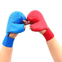 Conjunto de equipamento de karatê infantil, protetor de pernas e pés, caneleira, palmeira e boxe, luvas de karatê para mulheres e homens, MMA - Image 2