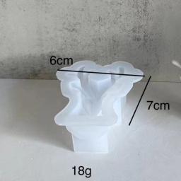 DIY Tamanho Silicone Elk Ornamentos, Parede Decorativa Pendurada Gesso, Enfeites De Natal - Image 5