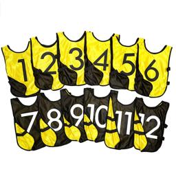 Alta qualidade reversível numeração colete de futebol colete de treinamento equipe de futebol jerseys esportes da equipe de futebol colete esportivo - Image 3