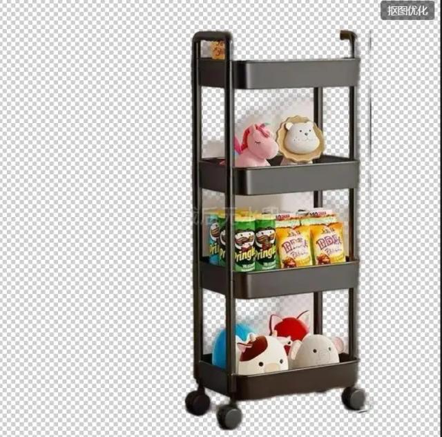 Carrinho Móvel Multi-Camadas: Organizador Multifuncional com Rodas para Cozinha e Armazenamento Doméstico
