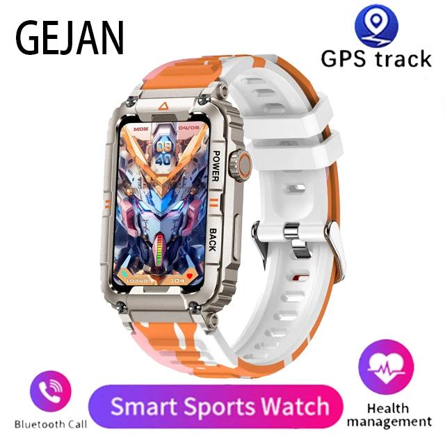 Relógio inteligente militar robusto para homens, Android IOS, relógios de negócios, IP68 impermeável, 1.85 ", AI Voice, Bluetooth Call, GPS Smartwatch - Image 1