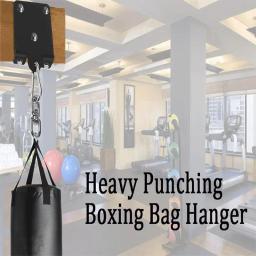 Cabide de saco de boxe de perfuração pesada rotação 360 gancho montado na parede teto saco pesado montagem para cadeira de yoga saco de boxe interior - Image 4