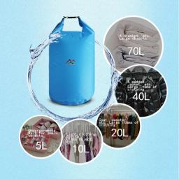 20l 40l 70l impermeável saco seco pacote natação rafting caiaque rio trekking flutuante oceano armazenamento grande capacidade bolsa - Image 3