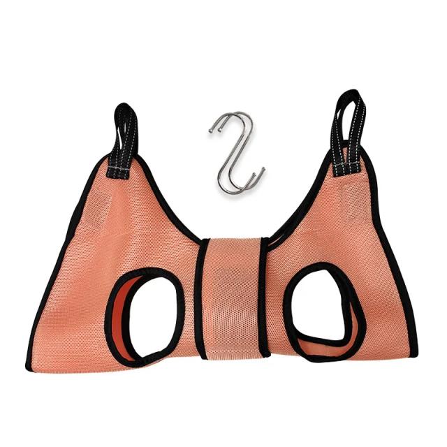 Hammock para Banho e Grooming de Pets com Fixador para Unhas e Sistema Anti-Risco para Gatos e Cachorros