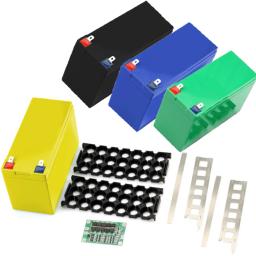 Suporte de caixa de bateria 12v 7ah para bateria 18650 3*7 níquel com caixa de armazenamento abs parte com placa pcb organizador de bateria diy - Image 6