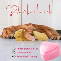 Interactive Heartbeat Pet Toy, calmante, alívio da ansiedade, acompanhamento, sono, suprimentos para cachorros, jogos Acessórios - Image 6