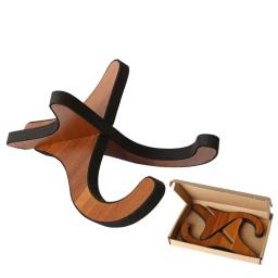 Suporte De Madeira Dobrável Portátil, Display Stand, Kalimba, Piano Polegar, Acessórios De Música, 1Pc - Image 4