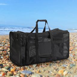 Duffle Gear Bag para mergulho, mergulho, natação, praia, equipamentos esportivos, malha, 100L - Image 2