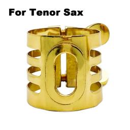 Ligadura de sax de metal premium para soprano alto tenor sax clarinete bocal central tom hassle ajuste - Image 3