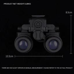 Dual-Tube Binocular Modelo Night Vision Óculos, adereços manequim, Airsoft Capacete Acessórios, Caça Cosplay, AN, PVS31 - Image 3