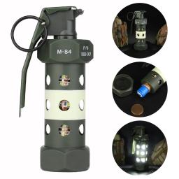 Luz de acampamento ao ar livre tático m84 granada manequim sobrevivência strobe lâmpadas led imitação modelo cosplay adereços cosplay engrenagens militares - Image 1