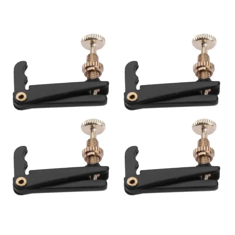 Chapada ferro violino corda, 4/4, 4/4, afinador de instrumento profissional, acessórios para instrumentos musicais, 4pcs - Image 1