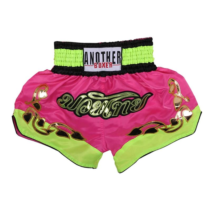 Calções Boxe para Homens e Mulheres, Roupas Artes Marciais, Kickboxing, Artes Marciais, Muay Thai, Tailândia Boxe, Agarra, Alta Qualidade - Image 1
