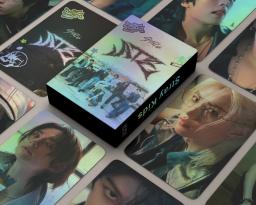 Álbum de Postais com Cartões Fotográficos Laser, Fotocards Novos, Coleção de Ventiladores, Presente Impresso, Lomo, 55 PCs/set - Image 3