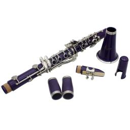 SLADE 17 teclas clarinete bb tubo profissional para performance de concerto clarinete com kit de limpeza de clarinete peças e acessórios - Image 3