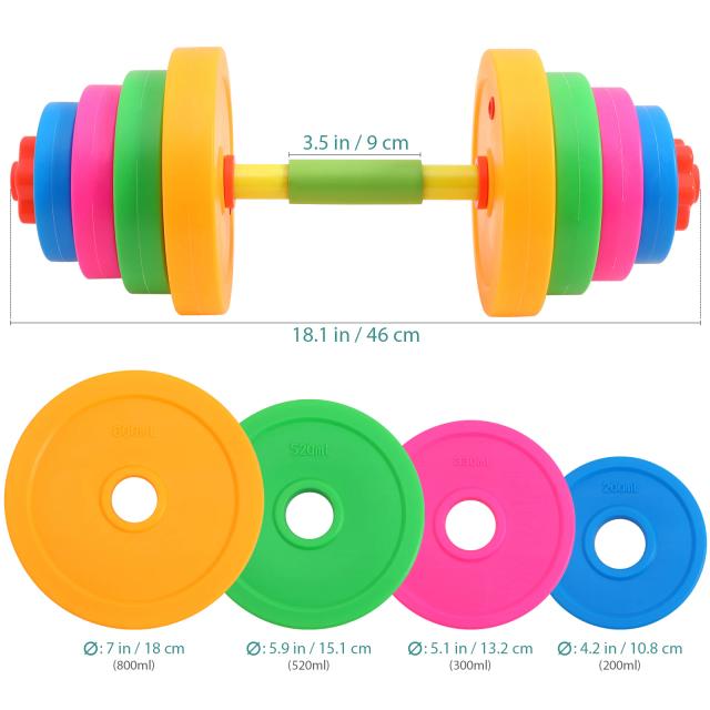 Halteres Ajustáveis para Crianças - Treino Divertido e Seguro
