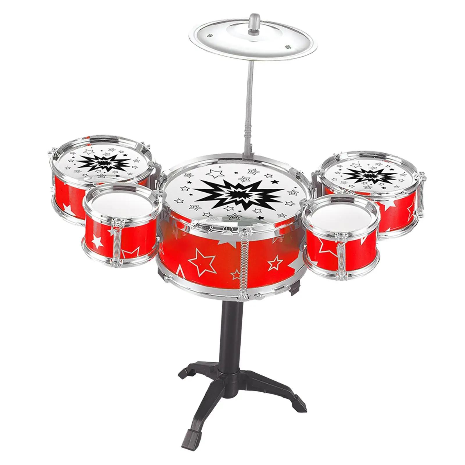 Instrumento musical para crianças, Kids Drum Set, Brinquedo musical, Simulação, Percussão, Meninas, Presentes de feriado - Image 1