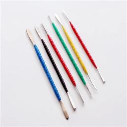 Aço inoxidável Polymer Clay Carving Tools, Faca de Escultura, Enxertia Modelagem Acessórios, Party Gifts, 6Pcs - Image 6