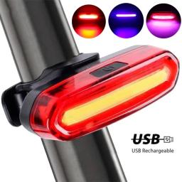 Impermeável bicicleta cauda luz, LED bicicleta luzes traseiras, alta brilhante, noite ciclismo, lâmpada de advertência de segurança, estrada MTB lanterna - Image 1