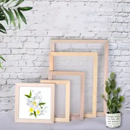 Moldura De Molde De Fabricação De Papel Natural, papel DIY Fazendo Tela Aprendendo Artesanato De Madeira Presente Molde De Malha De Madeira, Multi-tamanho - Image 3