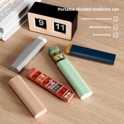 Novo portátil semanal 7 dias caixa de comprimidos organizador recipiente diário casos de comprimidos para medicamentos vitamina óleos de peixe ou suplementos - Image 1