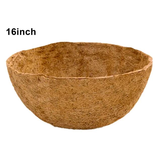 Forros de Substituição em Fibra de Coco para Cestas de Plantação de Flores e Vegetais