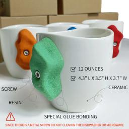 Caneca de escalada - Presentes de escalada - Caneca de fixação de alpinista - Acessórios de escalada - (fafafa / Mancha) Venda de liquidação - Image 4