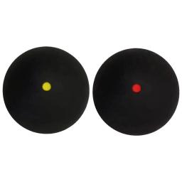 Borracha macia bolas de squash para esportes, único ponto amarelo, equipamento portátil, raquete, controle fácil, raquetebol - Image 1