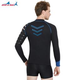 Dive & Sail-Fato de mergulho de manga comprida masculino, mergulho, surf, fatos de mergulho, casacos e calças 3mm - Image 3