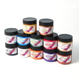 Ouro acrílico tinta pigmento, cor metálica, gesso impermeável, coloração estatuária, DIY pintura têxtil, Graffiti Art Supplies, 100ml - Image 2