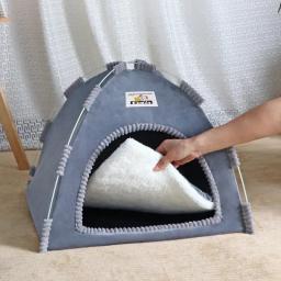 Pet Tent Cave Hut para gato, Casa de dormir para gatinho, Cesta para canil pequeno, Cama para Chihuahua, Cesta para cachorro pequeno - Image 4