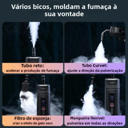 Ulanzi FM01 FILMOG ACE Portátil 40W Máquina de Nevoeiro Portátil 10m Controle Remoto Máquina de Fumaça Fotografia Vídeo Filmagem Efeito de Palco - Image 4